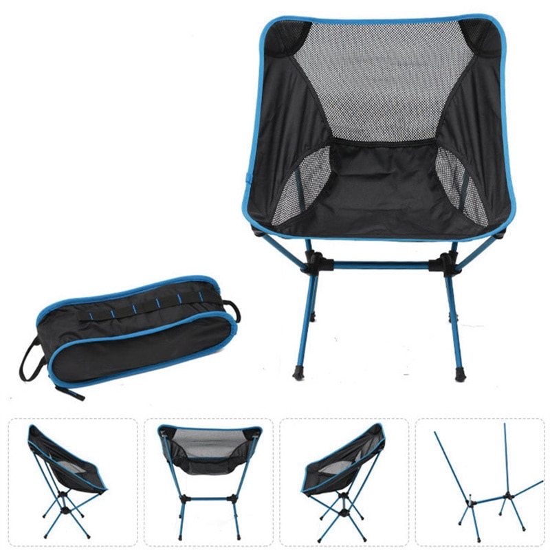 Opvouwbare outdoor stoel; een compacte en comfortabele oplossing voor elke reis of tuin.