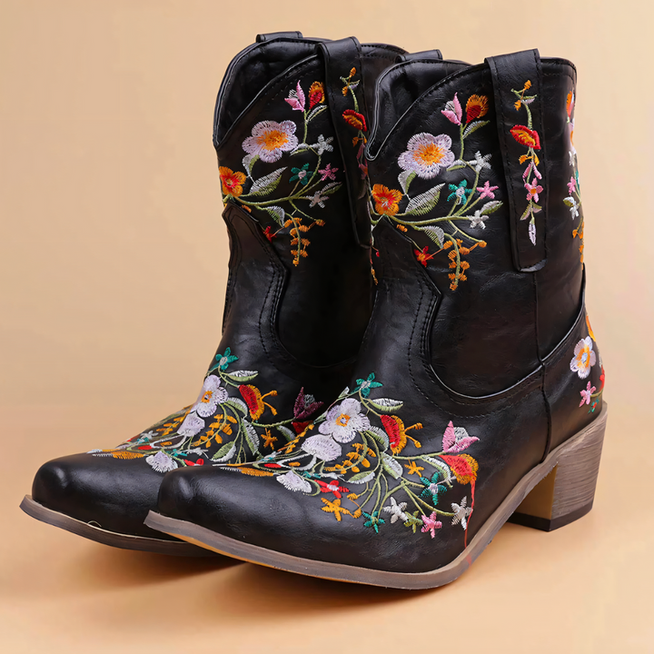 Robuuste waterdichte vintage cowgirl laarzen Sierra voor dames. Blijf droog in stijl.