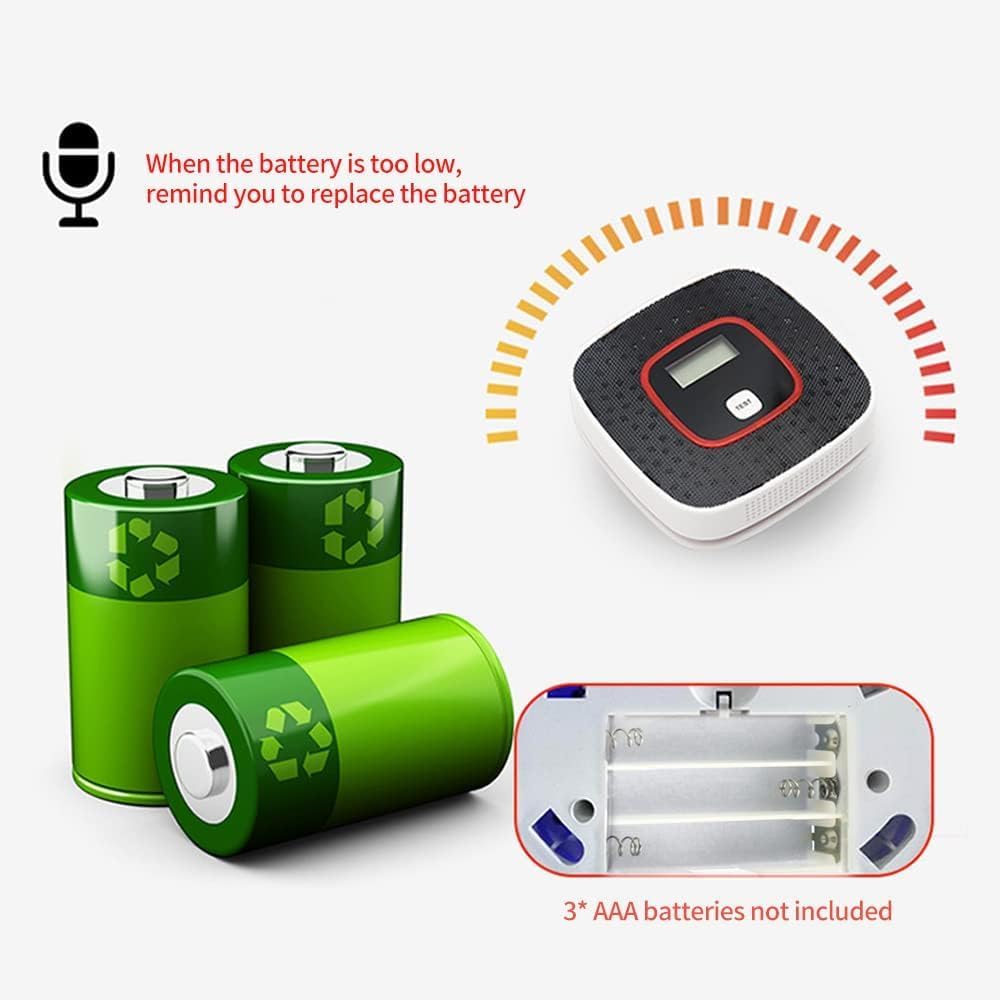 Nauwkeurige gasdetector voor CO, essentieel voor gezondheid en snelle reactie bij noodsituaties thuis.