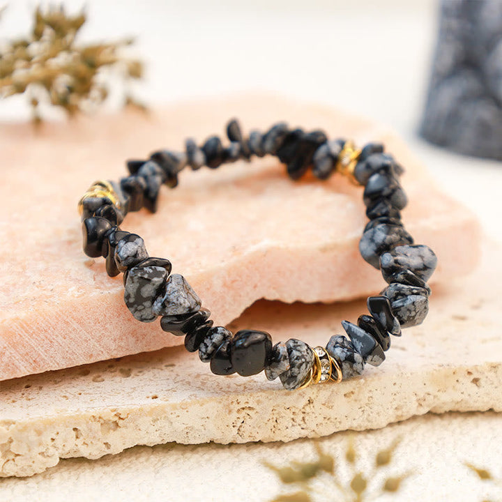Handgemaakte dames edelsteen armband Celine, elegant en tijdloos design.