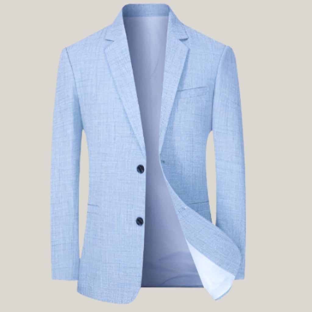 Formele slim-fit heren colbert. Italiaanse snit voor een moderne en elegante uitstraling. Nieuwe mode.