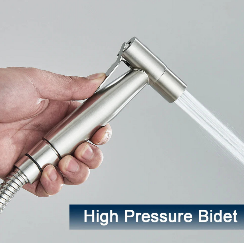 Comfortabele bidet sproeier, zorgt voor een frisse en schone ervaring na elk toiletbezoek.