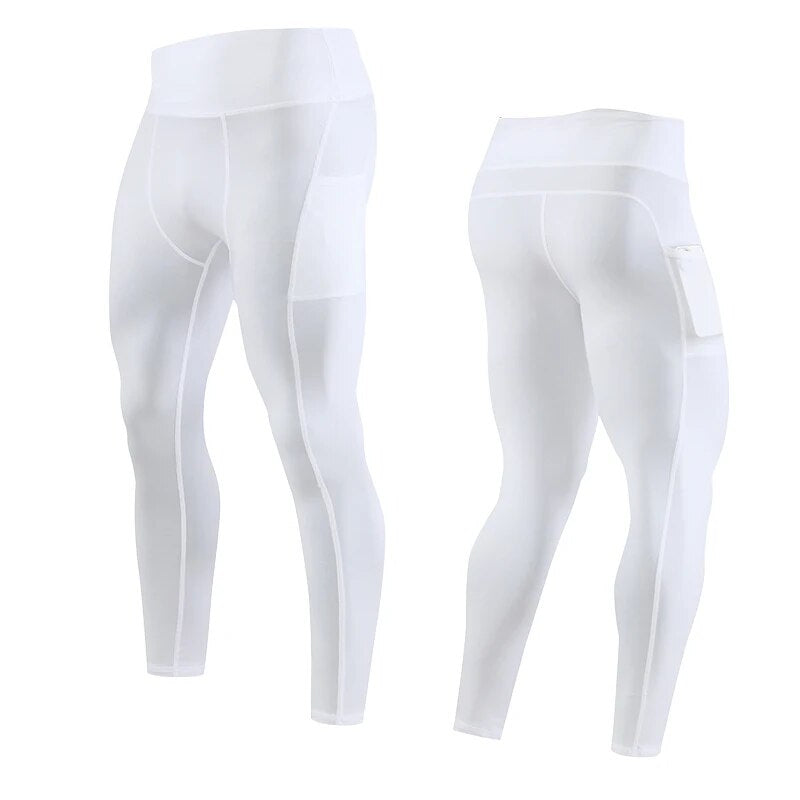 High-performance heren compressiebroek voor serieuze sporters en duurtrainingen.