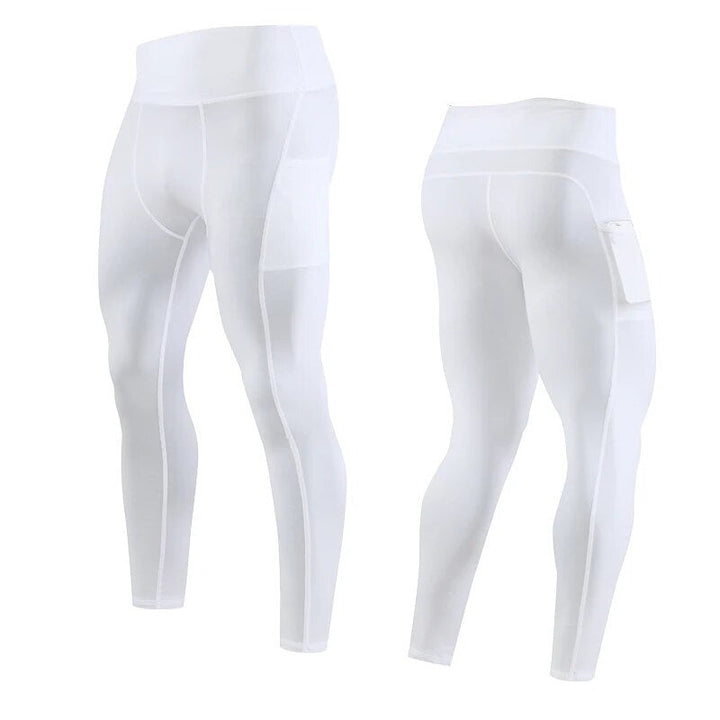 High-performance heren compressiebroek voor serieuze sporters en duurtrainingen.
