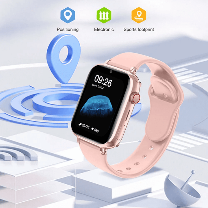 Digitale kinder smartwatch voor jongens & meisjes met 4G bellen en GPS locatiebepaling.
