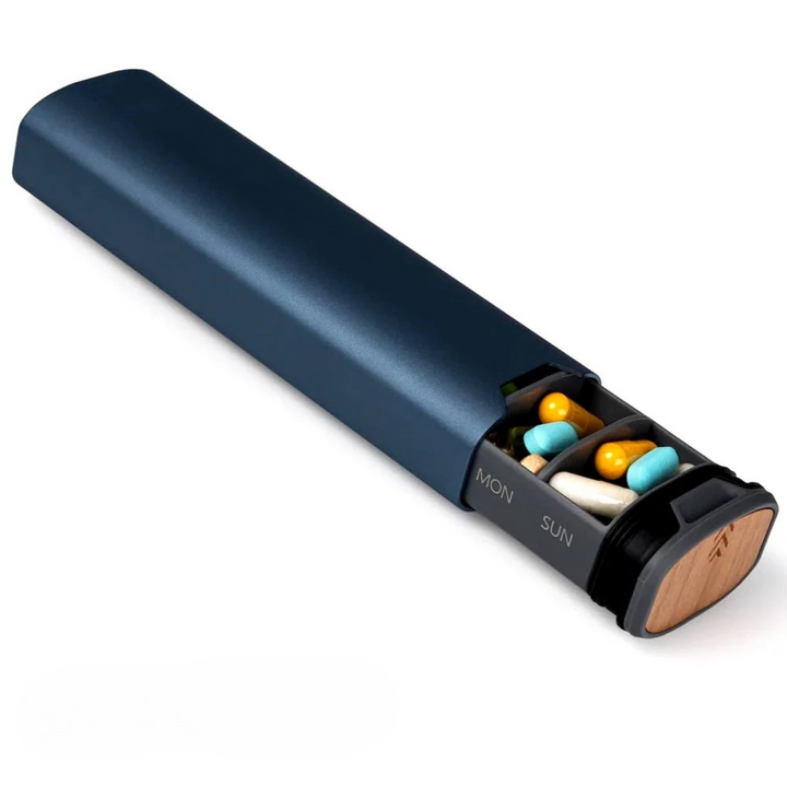 BPA-vrije medicatie-organizer; compacte 7-Dagen pillendoos, veilig en duurzaam voor al uw medicijnen.