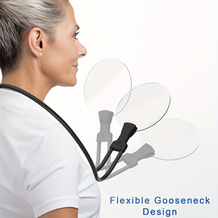 Handsfree vergrootglas met nekband. Perfect voor detailwerk, precisie en oogzorg, met krachtige 5x vergroting.