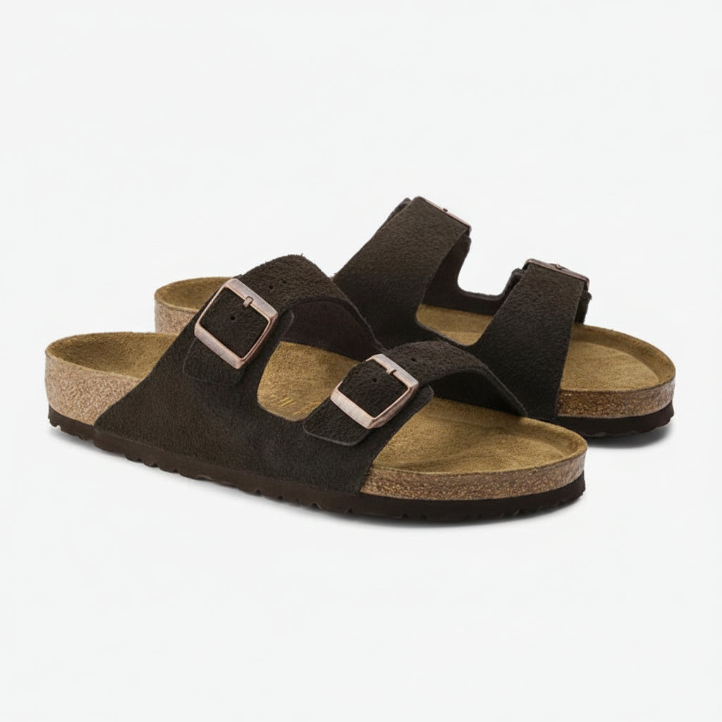 Zomerse instap sandalen, unisex en vintage stijl, ideaal voor ontspanning, strand en comfort.