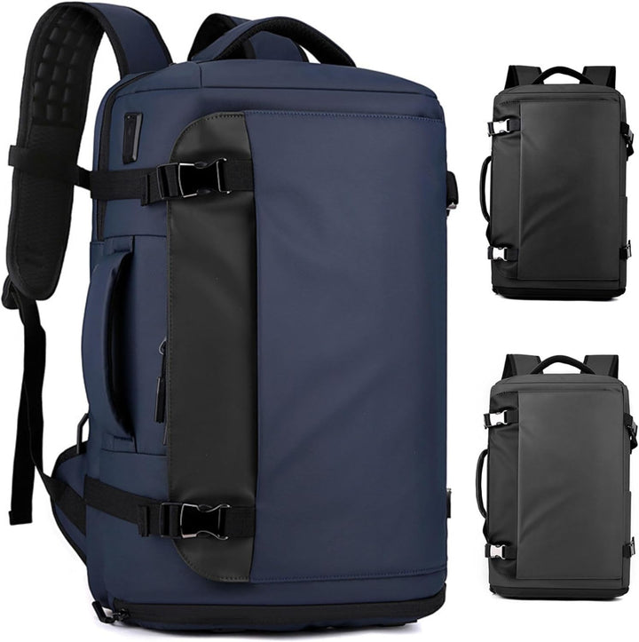 TrekPro 15" laptop rugzak. Zij-opening biedt snelle toegang tot spullen. Perfect voor forensen & school.