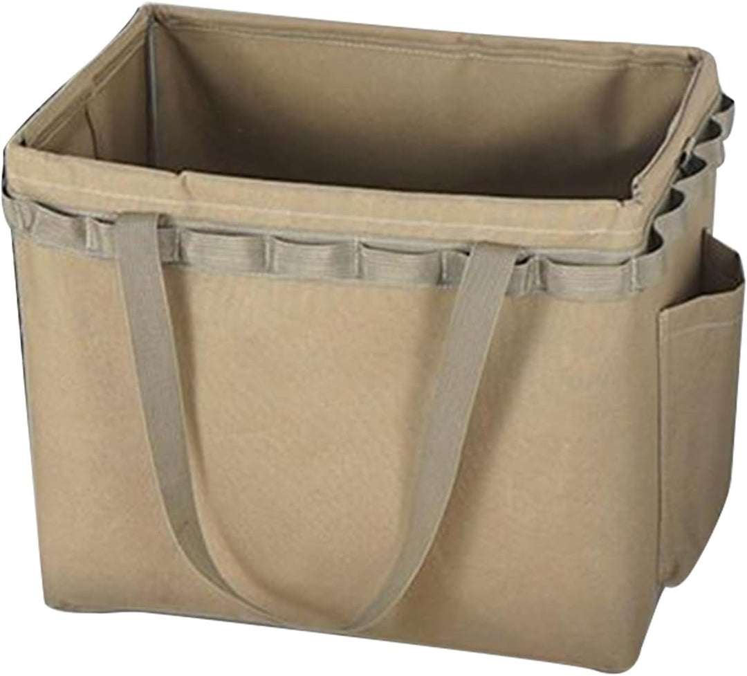 Opvouwbare waterdichte opbergtas van oxfordstof, perfect voor outdoor organisatie tijdens kamperen.
