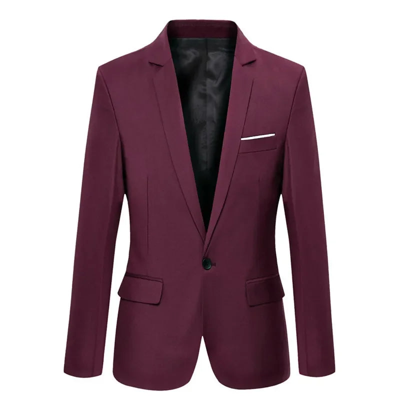 Zakelijk heren colbert, slim fit blazer perfect voor formele gelegenheden en professionele uitstraling.