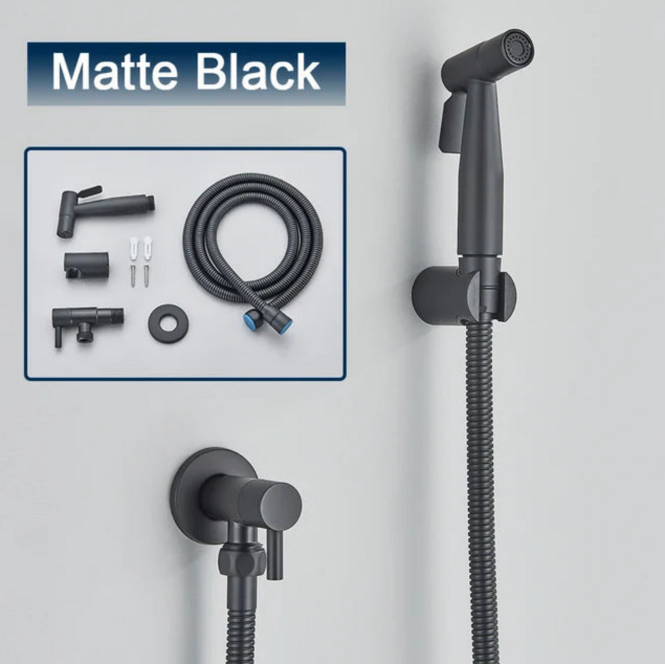 Efficiënte toiletdouche voor optimale persoonlijke hygiëne, waterbesparend en makkelijk te gebruiken.