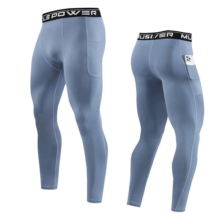 Lange heren sportlegging voor volledige beenondersteuning en comfort tijdens koudere dagen.