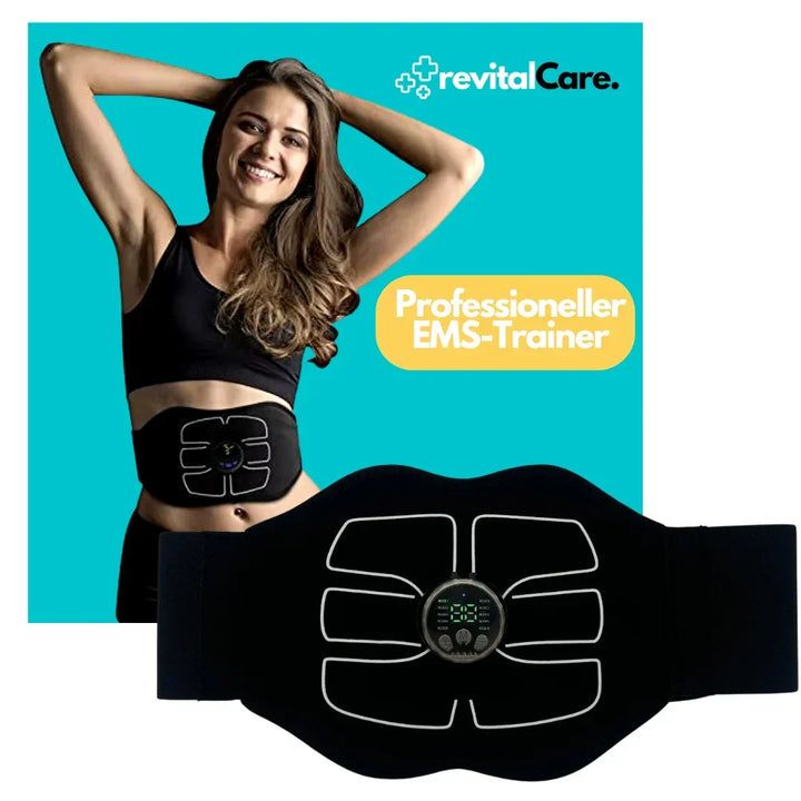 CorePulse EMS buiktrainer voor effectieve spieropbouw & vetverbranding thuis, ideaal voor fitness.