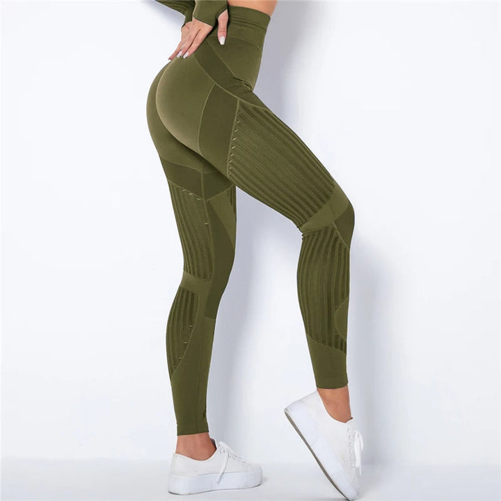 Vormgevende dames sportlegging met corrigerend highwaist design, ideaal voor fitness & yoga. Comfortabel en stretchy.