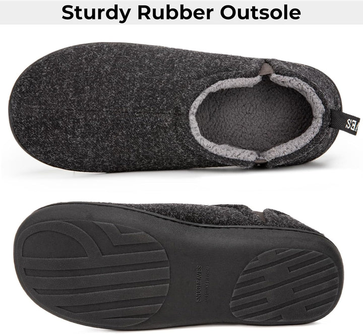 Noah: de warme heren huispantoffels, ideaal voor comfort in de winter.