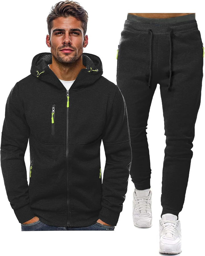 Modern heren trainingspak Jamie, voor een stijlvolle look tijdens sport en vrije tijd.