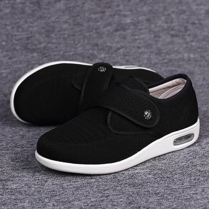 Ademende diabetische dames wandelschoenen, extra breed voor ultiem comfort en optimale voetgezondheid.