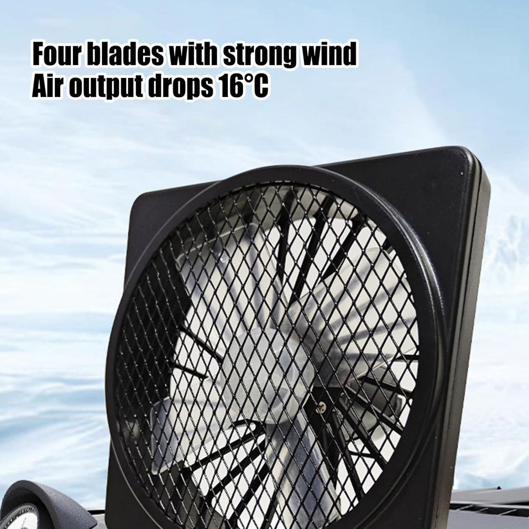 360 graden draaibare USB autokoelventilator, een must-have autozubehör voor warme zomerdagen.