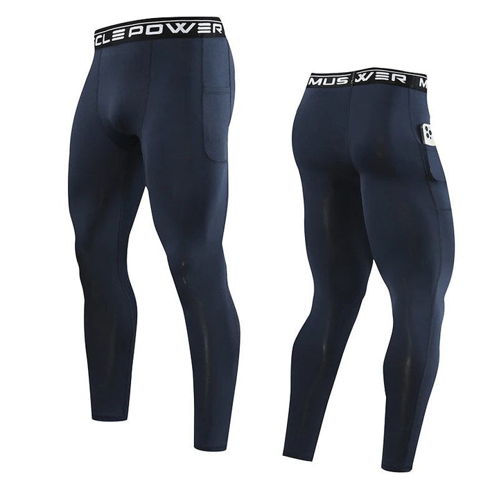 Topkwaliteit heren sportlegging, ontworpen voor duurzaamheid, comfort en prestatie.