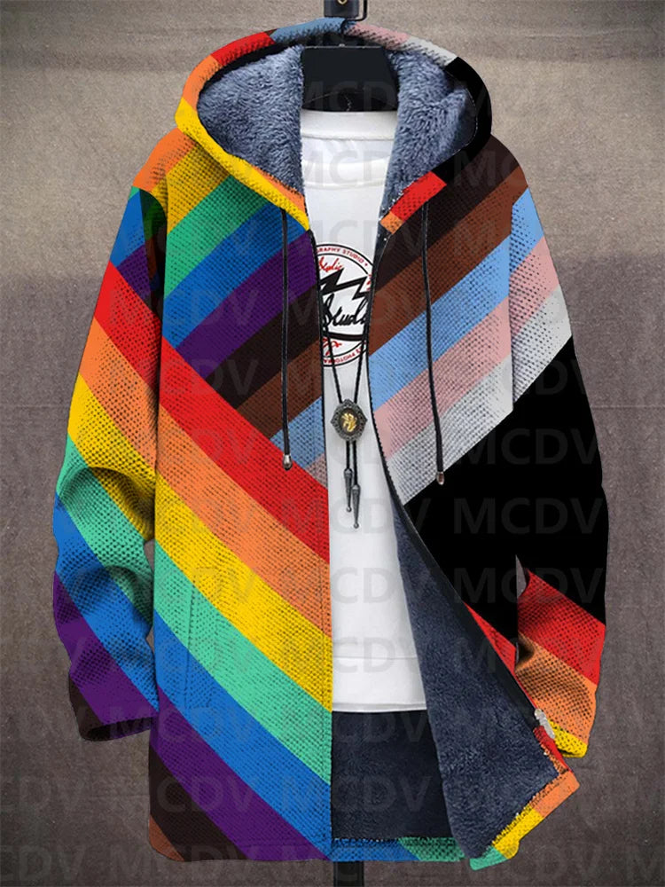 Heren casual vest met stoere print. Warm, comfortabel en perfect voor winterkleding.