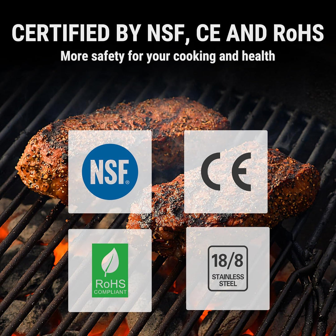 Essentiële digitale vleesthermometer voor elke keuken, garandeert perfecte bereiding van vlees.