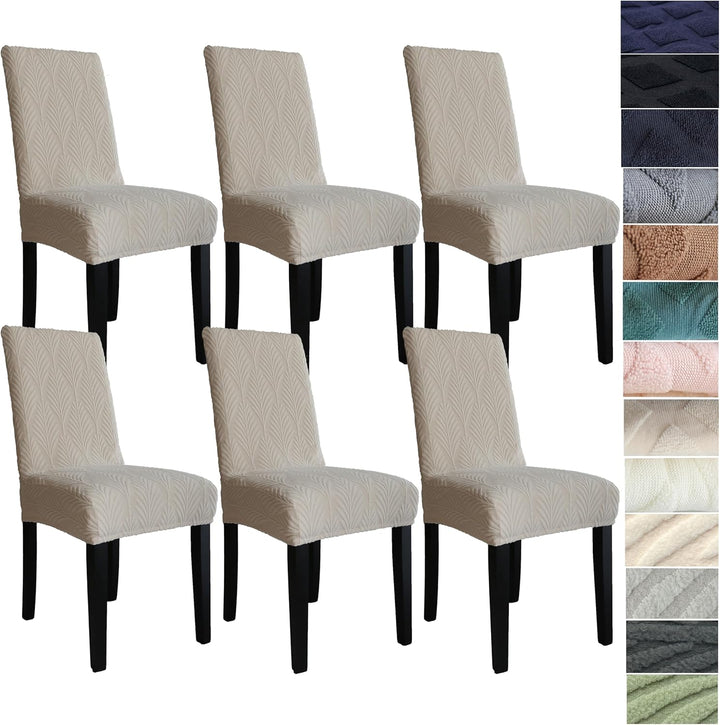 Eetkamer stoelhoezen, rekbaar voor een naadloze en strakke look.