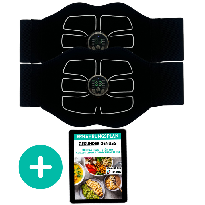 CorePulse EMS trainer voor buikspieren, spierstimulatie en gerichte vetverbranding.