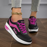 Zwart met roze