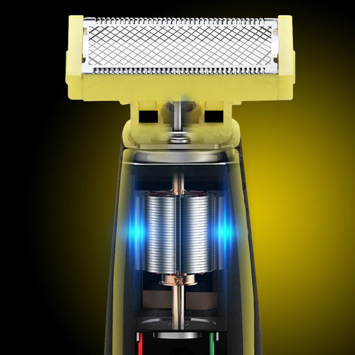 Efficiënte bodytrimmer voor heren; waterdicht, nat & droog scheren en ontharen voor een langdurig gladde huid.
