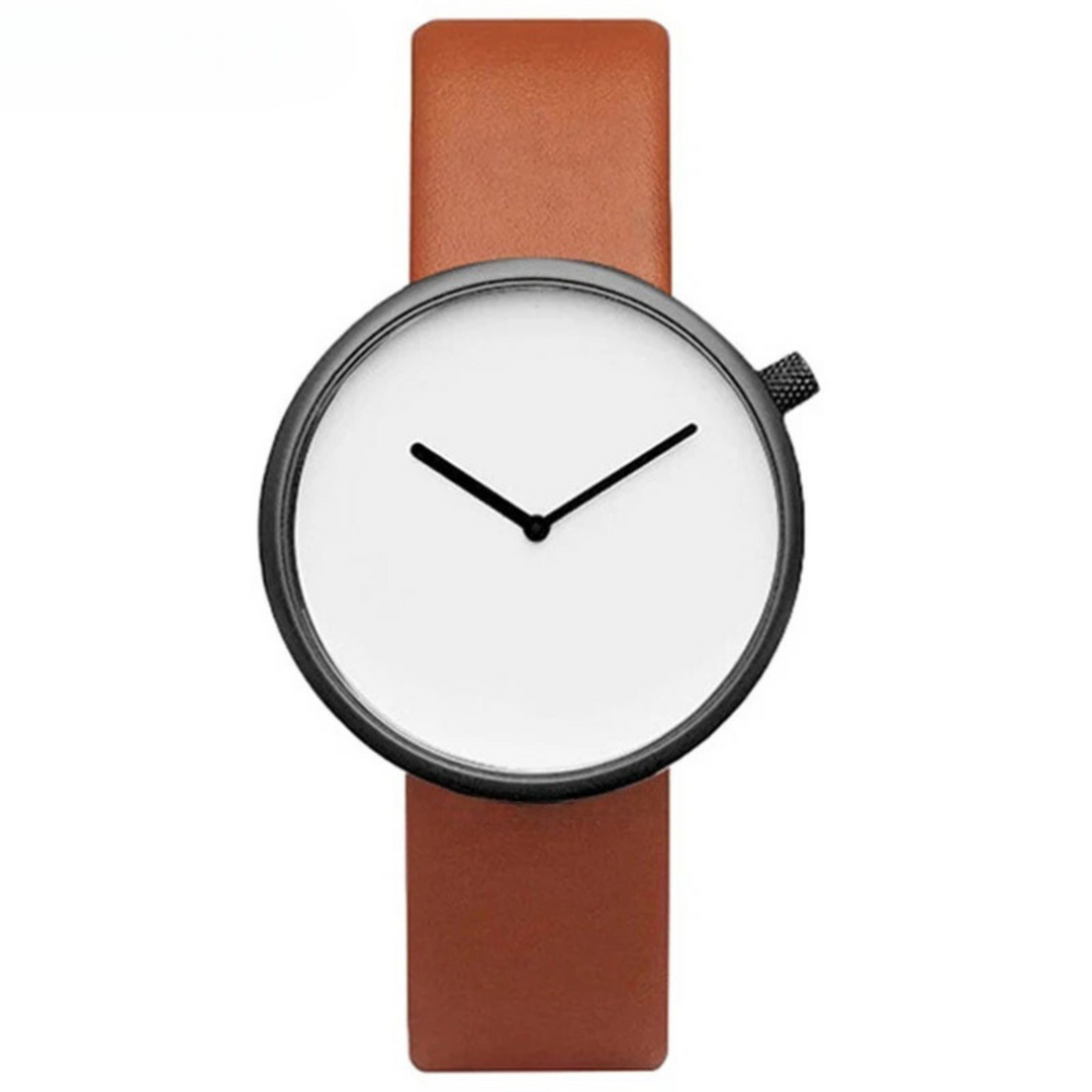 Tijdloos dameshorloge, minimalistisch en stijlvol, met een roestvrijstalen kast, ideaal accessoire.