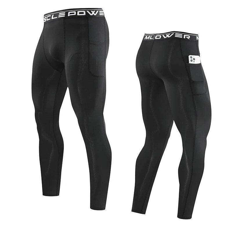 Compressie sportlegging heren, ideaal voor krachttraining, cardio en snelle herstel.