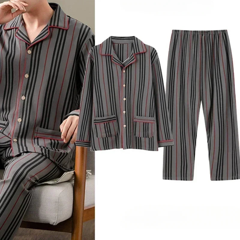 Heren pyjama set voor comfort, zachte oversized fit als moderne nachtkleding en relaxte loungewear.