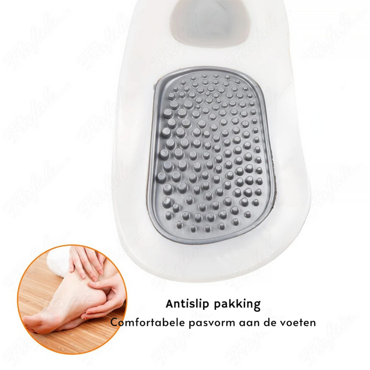 Comfortabele inlegzolen, verminderen voetpijn en bieden duurzame voetondersteuning voor platvoeten en houdingsverbetering.