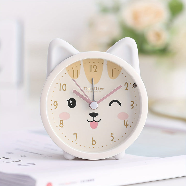 Twee BunnyTime kinderwekkers, roze en geel, samen gepresenteerd als vrolijk cadeau voor kinderen.
