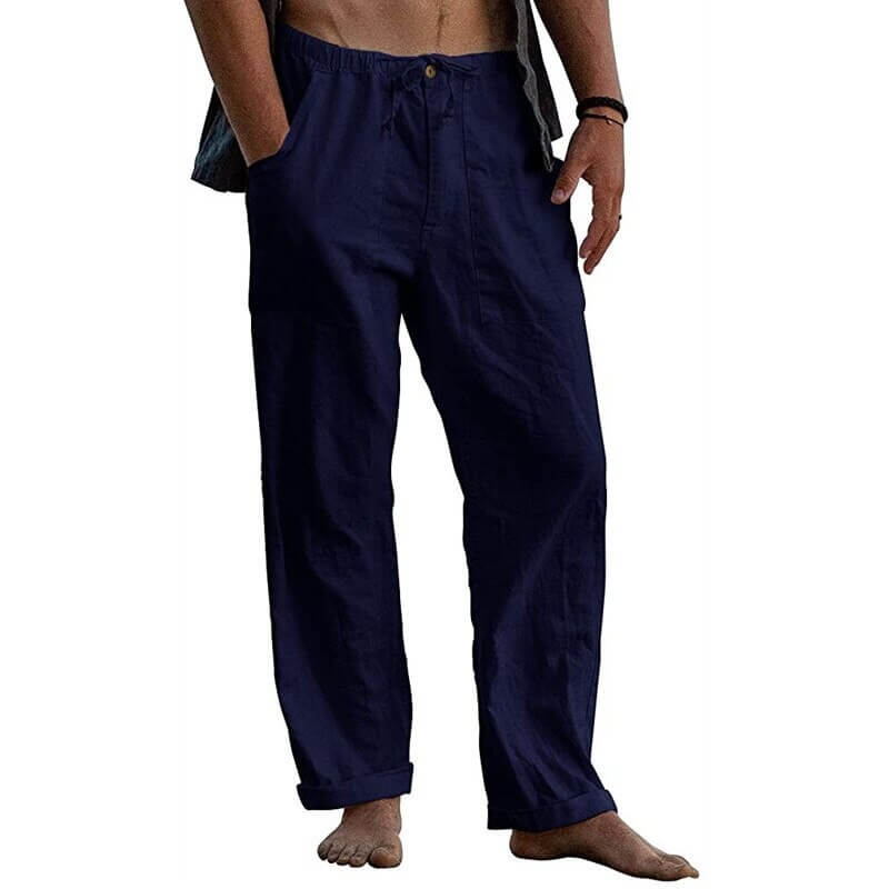 Deze wijde herenbroek biedt superieur comfort en veelzijdige stylingopties voor elke dag.