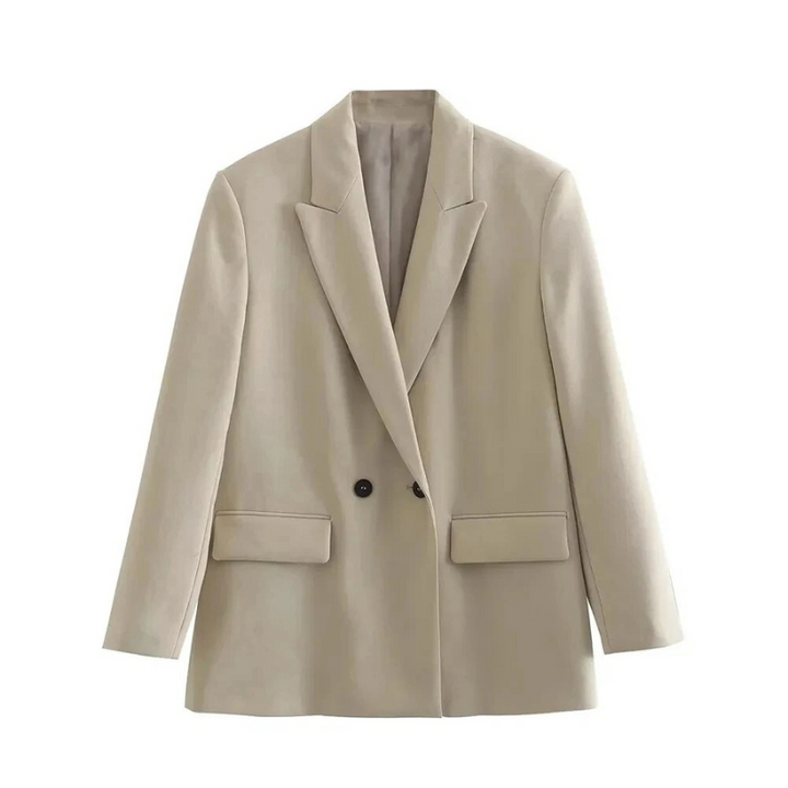 Modieuze oversized blazer mantel voor dames. Comfortabele en stijlvolle bovenkleding, ideaal voor een elegante look.