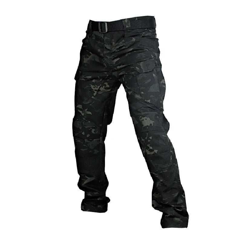 Comfortabele heren wandelbroek, grote maten cargobroek, sneldrogend voor outdoor avonturen.