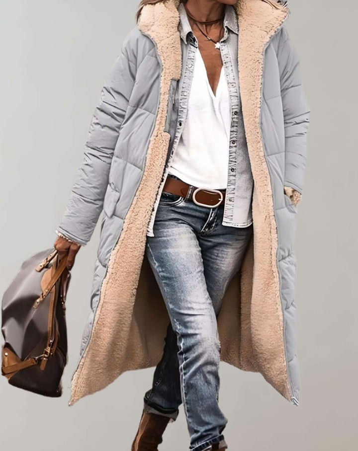 Stijlvolle dames wintertrenchcoat, een elegante en warme lange jas voor elke winteroutfit. Nieuw.