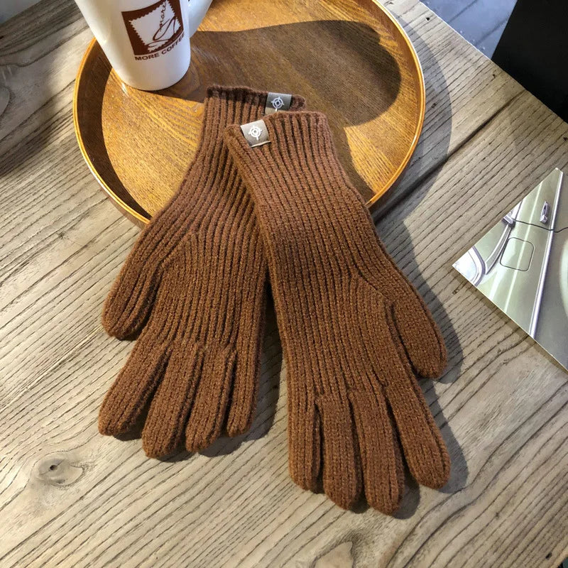 Dames Isolde winterhandschoenen van katoen met touchscreenfunctie voor comfort en warmte.
