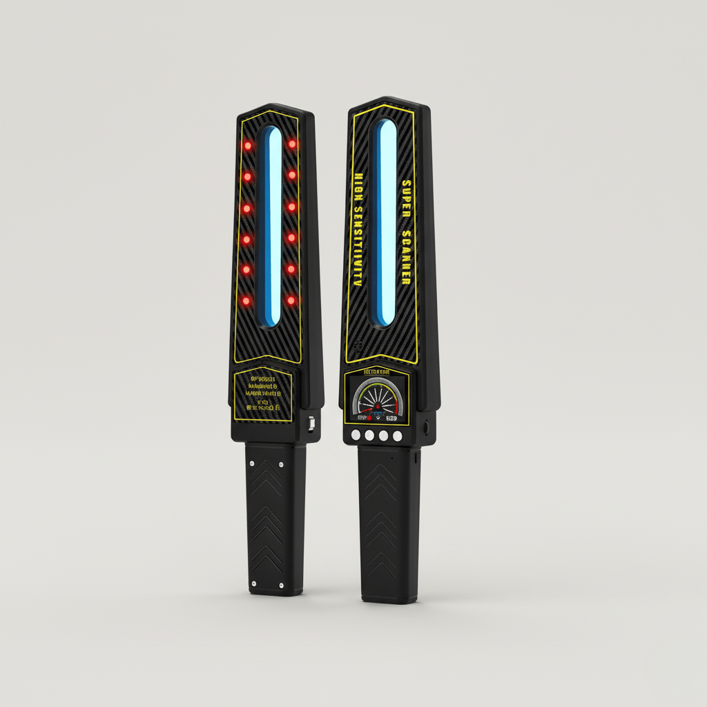 Geavanceerde RF/GPS-detector voor privacybeveiliging; detecteert draadloze afluisterapparatuur en GPS-trackers.