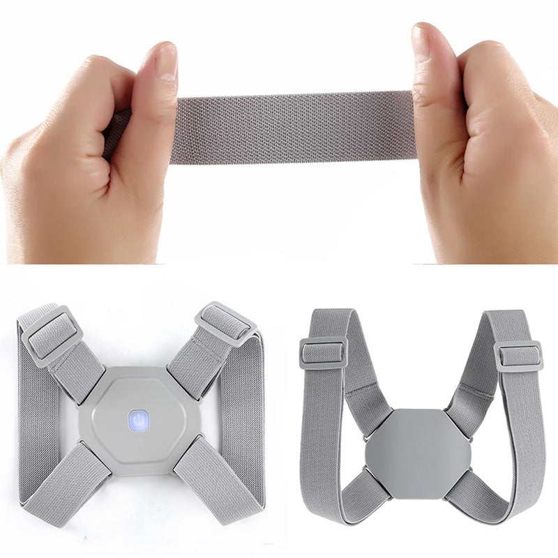 Vibrerende Houdingscorrector voor actieve houdingstraining, unisex design voor comfort en discretie.