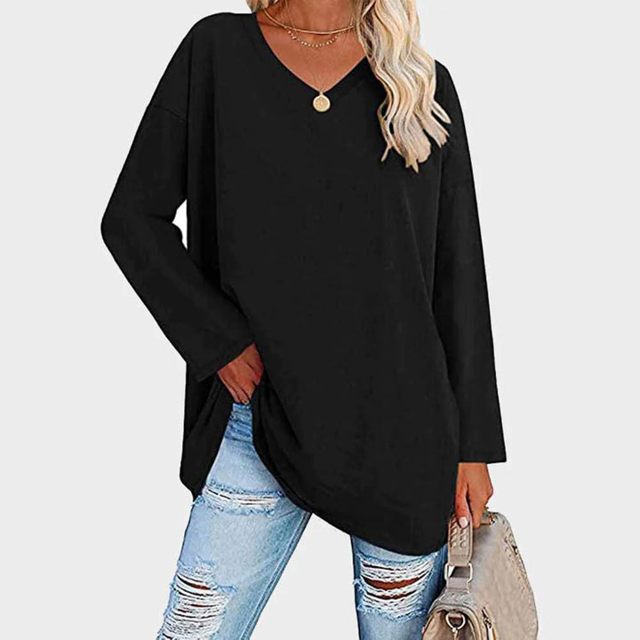 Elegante Hoymans dames top met lange mouwen, verfijnd en veelzijdig voor elke stijl. Chique.