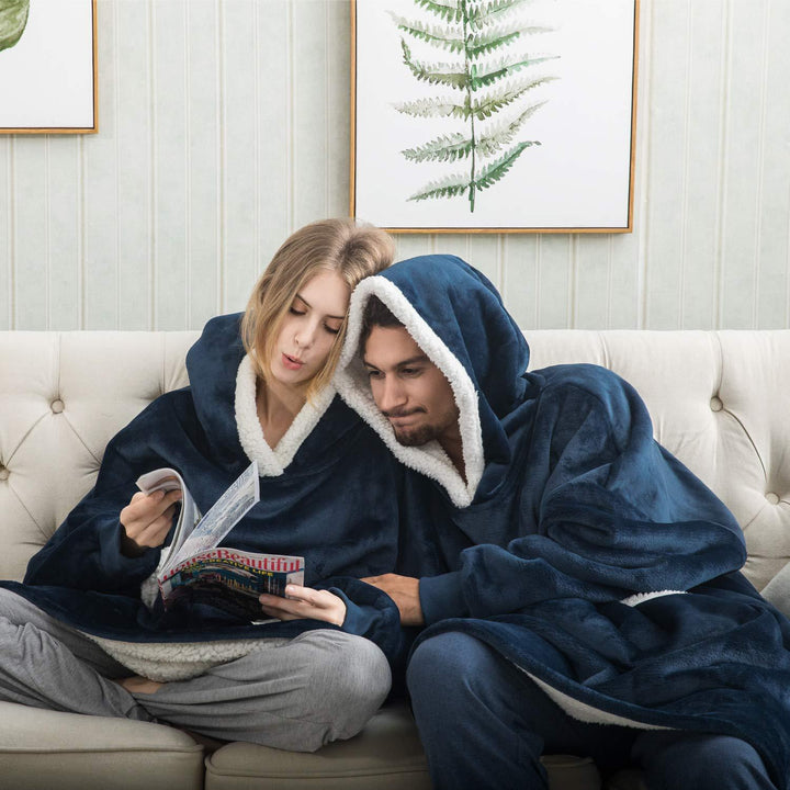 Modieuze uniseks oversized thermische hoodie Noah, comfortabele pasvorm voor zowel mannen als vrouwen, vrijetijdskleding.