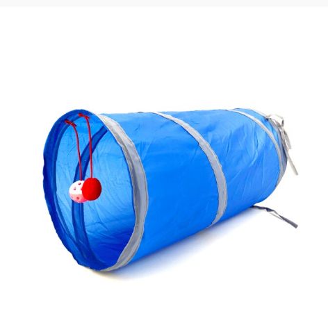 Nylon kattenspeelgoed tunnel om natuurlijke instincten te prikkelen en katten actief te houden.