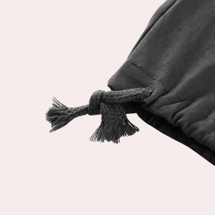 Luchtige heren cargo broek, perfect voor warme zomerdagen en ontspanning.