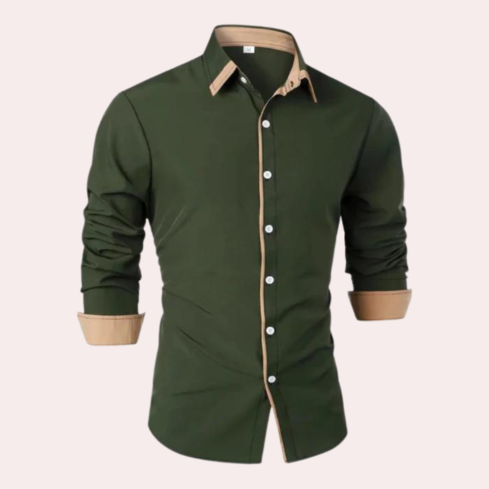 Trendy heren strandshirt met unieke zomerse print. Ideaal voor een luchtige vakantielook.