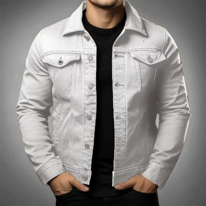 Casual heren jack met moderne details, ideaal voor dagelijkse kleding. Biedt comfort en stijl als zomerjas.