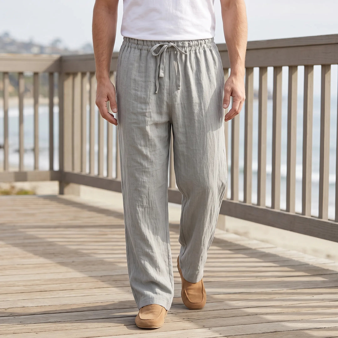 Heren casual langebroek met comfortabele pasvorm, perfect voor een relaxte stijl.
