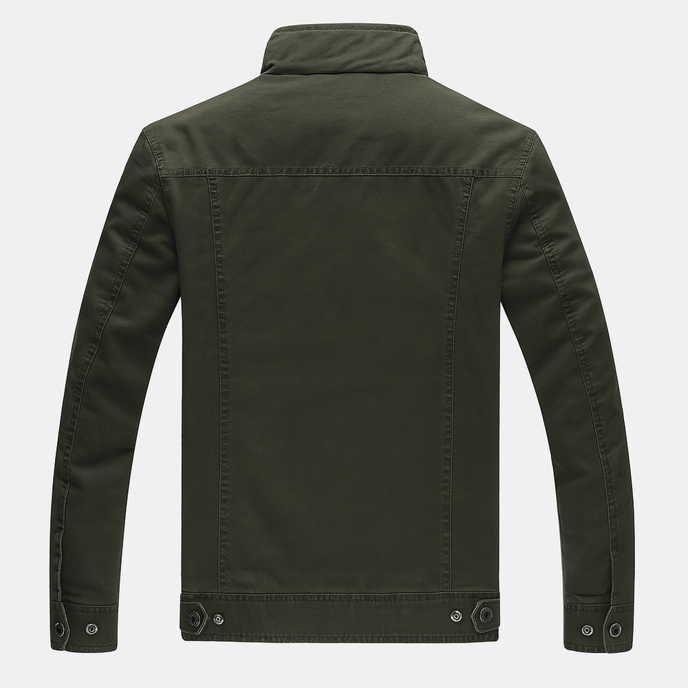 Comfortabel heren bomberjack, perfect als functionele outdoorjas voor casual gebruik in lente en herfst. Modieus.